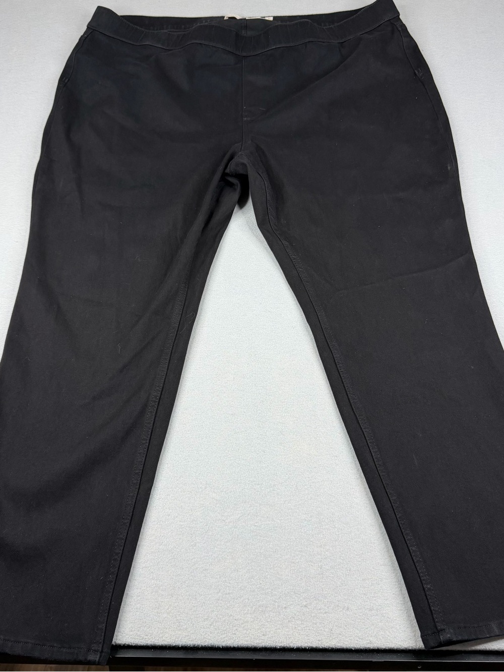 Soft Surroundings Pull On Jegging Jeans Black Plus Size 3X Stretch Denim